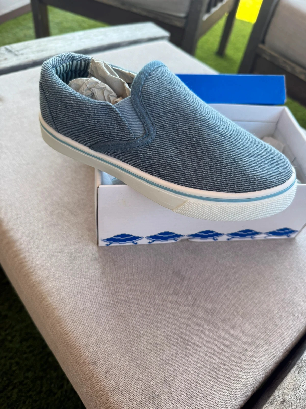 Slip-on sneakers van denim (Denim) - – photo 4